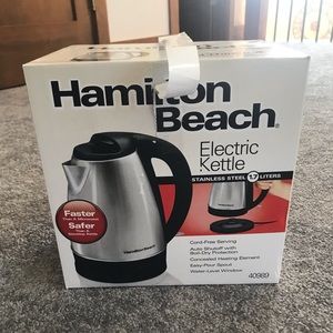 NEW Hamilton Beach Electric Kettle
